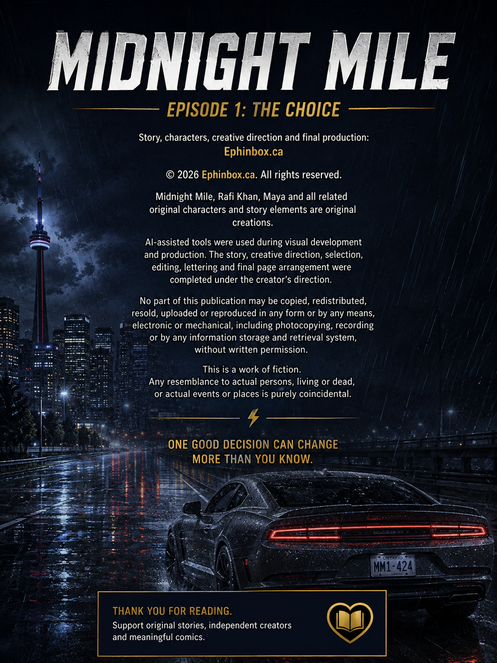 Digital product Comic Book Midnight Mile