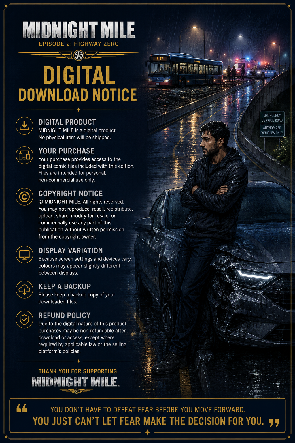 Digital Comic Midnight Mile Episode 2