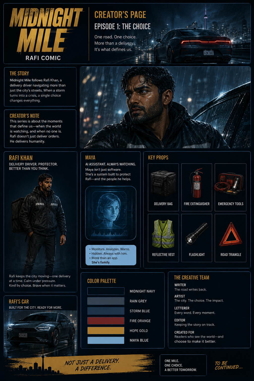 Digital product Comic Book Midnight Mile
