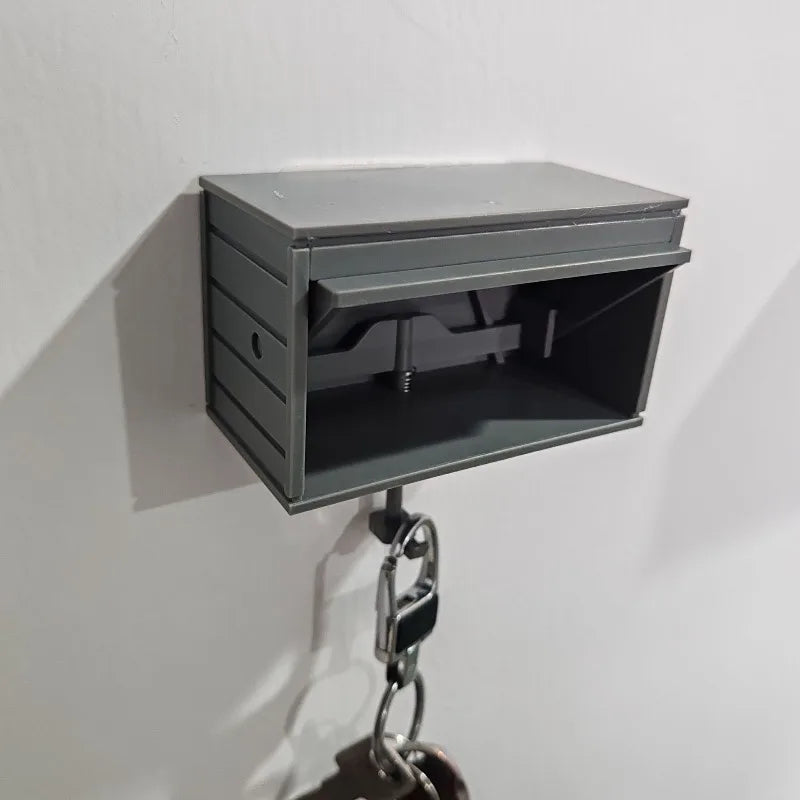 Home Decoration New 3D Printed Garage Switchable Key Holder Car -Actions Figures Themed Keychain Box - No Car Model
