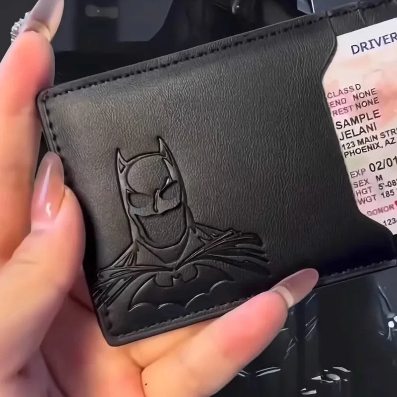 2026 New Bat Wallet Personalized Superhero Mask Card Holder Bat ID Heroic Wallet Gift Birthday Gifts