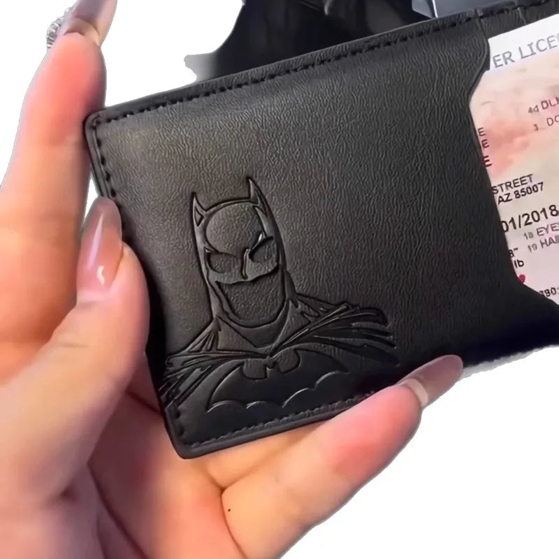 2026 New Bat Wallet Personalized Superhero Mask Card Holder Bat ID Heroic Wallet Gift Birthday Gifts