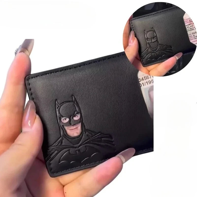 2026 New Bat Wallet Personalized Superhero Mask Card Holder Bat ID Heroic Wallet Gift Birthday Gifts