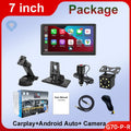 In - car wireless Carplay smart screen Universal multimedia player Portable touch screen with Auto reversing camera