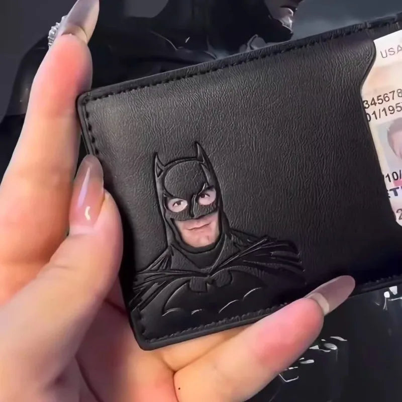 2026 New Bat Wallet Personalized Superhero Mask Card Holder Bat ID Heroic Wallet Gift Birthday Gifts